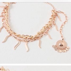 Gold chain choker